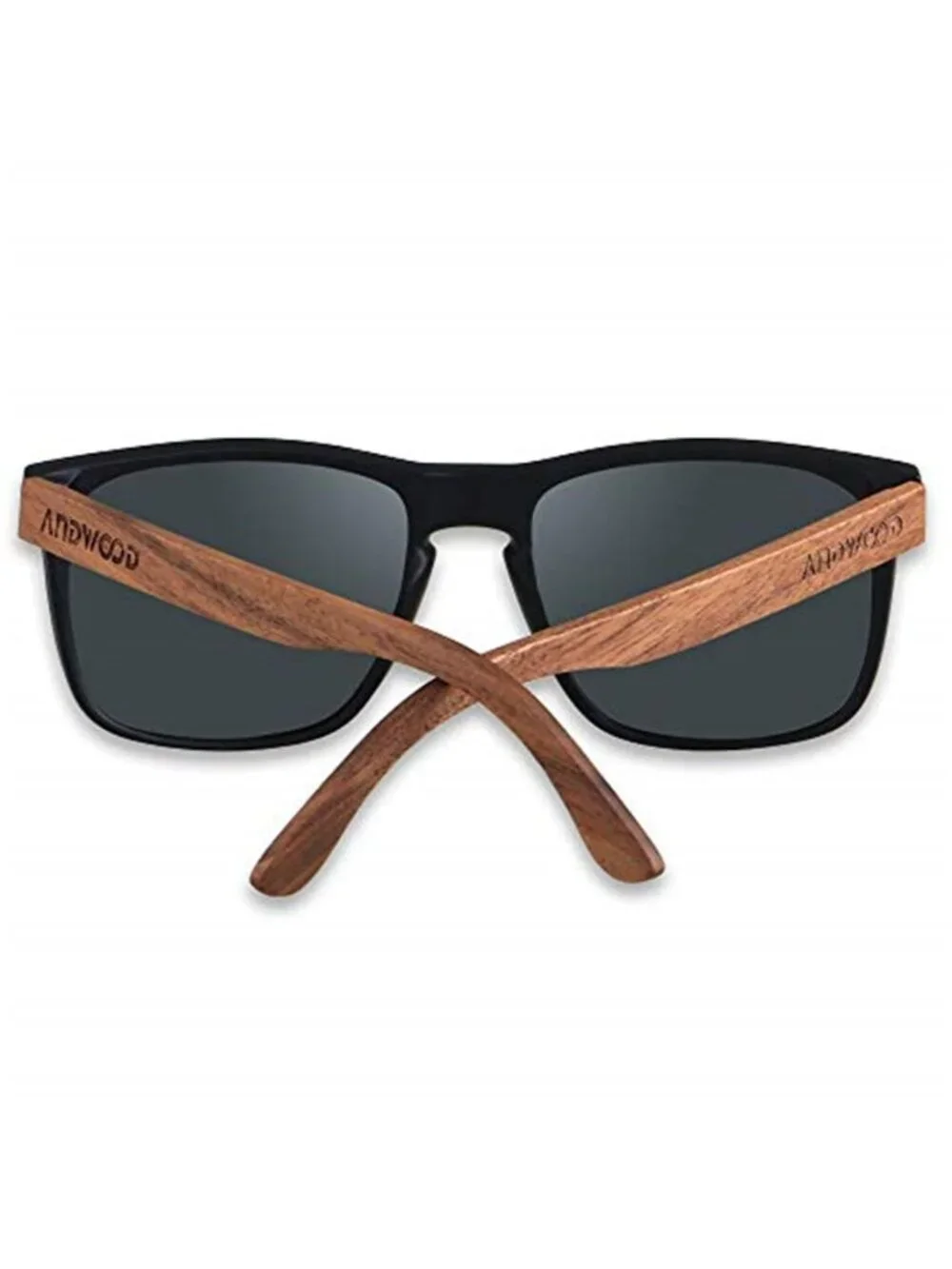 Wooden Polarized Sunglasses UV400 Square Shades Men Women Retro Eyewear